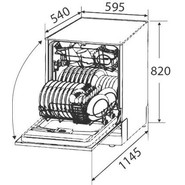 Встраиваемая посудомоечная машина Zigmund & Shtain DW 139.6005 X - фото 4