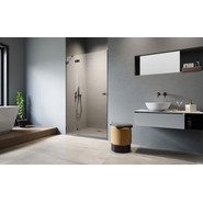 Душевая дверь Radaway Essenza Pro Black DWJ 110 см 10099110-54-01L, черный/прозрачное - фото 2