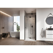 Душевая дверь Radaway Nes Black DWB 70 см 10029070-54-01R, черный/прозрачное - фото 2