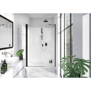 Душевая дверь Radaway Nes Black DWS 140 см 10028140-54-01L, черный/прозрачное - фото 2