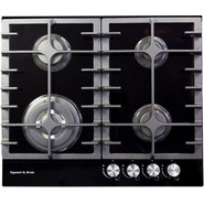 Газовая варочная поверхность Zigmund & Shtain MN 197.61 B (чёрное стекло) - фото 