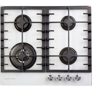 Газовая варочная поверхность Zigmund & Shtain MN 197.61 W (белый стекло) - фото 