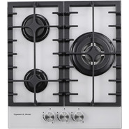 Газовая варочная поверхность Zigmund & Shtain M 23.4 W (белое стекло) - фото 