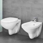 Унитаз подвесной безободковый Grohe Bau Ceramic 39351000 с крышкой микролифт - фото 3