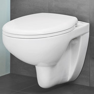 Унитаз подвесной безободковый Grohe Bau Ceramic 39351000 с крышкой микролифт - фото 4