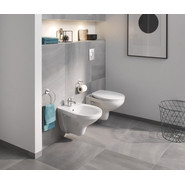 Унитаз подвесной безободковый Grohe Bau Ceramic 39351000 с крышкой микролифт - фото 5