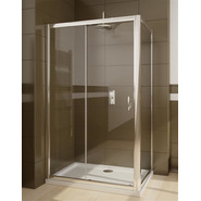 Душевое ограждение Radaway Premium Plus DWJ+S 150х75 см, хром/прозрачное - фото 