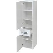 Пенал подвесной Mirsant Fuji 35 см L, белый - фото 3