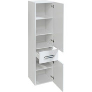 Пенал подвесной Mirsant Fuji 35 см R, белый - фото 2