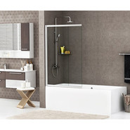 Шторка для ванны WasserKraft Main 80 см 41S02-80, хром/прозрачное - фото 3