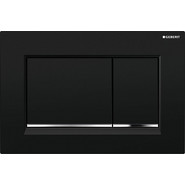 Кнопка смыва Geberit Omega 30 115.080.KM.1, черный/хром - фото 