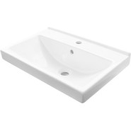 Тумба подвесная с раковиной Mirsant Soho Quadro 60/2 см c доводчиком - фото 3