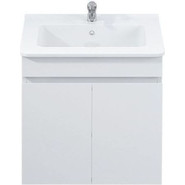 Тумба подвесная с раковиной Mirsant Next 60 см (раковина Next 60), белый - фото 3