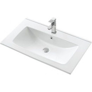 Тумба напольная с раковиной Mirsant Адель 80 см (раковина More 80) белый - фото 4