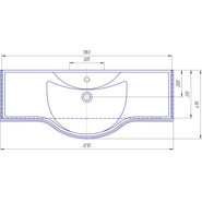 Тумба напольная с раковиной Opadiris Риспекто 120 см, белый матовый - фото 6