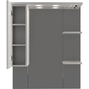 Зеркало-шкаф Mirsant Сандра 80 см L - фото 3