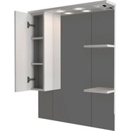 Зеркало-шкаф Mirsant Сандра 80 см L - фото 4