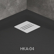 Поддон мраморный Radaway Kyntos F Black 130х80 см HKF13080-54, черный - фото 6