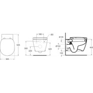 Унитаз подвесной Ideal Standard Connect E803501 - фото 5