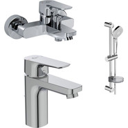 Набор смесителей 3 в 1 для ванны с коротким изливом Ideal Standard Ceraplan III BD005AA - фото 