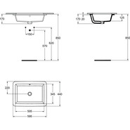 Раковина врезная под столешницу Ideal Standard Strada 59 см K077901 - фото 3