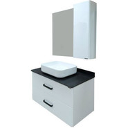 Тумба подвесная с раковиной Comforty Амстердам 95 см, белый - фото 3