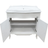 Тумба напольная с раковиной Comforty Версаль 90 см, слоновая кость - фото 5