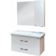 Тумба подвесная с раковиной Comforty Неаполь 100 см, белый - фото 4