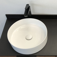 Тумба подвесная с раковиной Comforty Порто 120-1 см, дуб тёмно-коричневый - фото 2