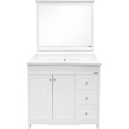 Тумба напольная с раковиной Comforty Тбилиси 90 см, белый - фото 5