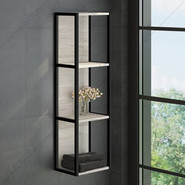 Шкаф подвесной Comforty Дюссельдорф 35M см, дуб дымчатый - фото 