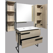 Шкаф подвесной Comforty Дюссельдорф 35M см, дуб дымчатый - фото 5