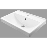 Тумба подвесная с раковиной Comforty Тромсе 80 см, дуб сонома - фото 2