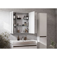 Зеркало-шкаф Акватон Нортон 100 см 1A249302NT010, белый - фото 5