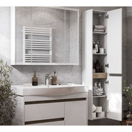 Зеркало-шкаф Акватон Нортон 100 см 1A249302NT010, белый - фото 6