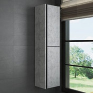 Пенал подвесной Comforty Эдинбург 40 см, бетон светлый - фото 