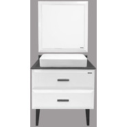 Зеркало Comforty Империя 80 см, белый - фото 3