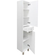 Пенал напольный Comforty Сочи 35 см, белый - фото 2