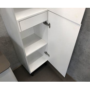 Пенал напольный Comforty Сорренто 40 см, светло-серый - фото 2