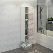 Пенал подвесной Comforty Турин 45 см, дуб бежевый - фото 5