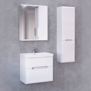 Зеркало-шкаф Jorno Moduo Slim 50 см Mod.03.50/W, белый - фото 4