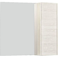 Зеркало-шкаф Comforty Бремен 90 см, дуб белый - фото 