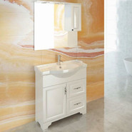 Зеркало-шкаф Comforty Севилья 85 см, слоновая кость - фото 3