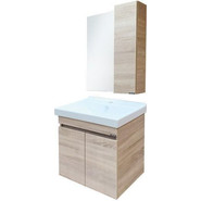 Зеркало-шкаф Comforty Тромсе 60 см, дуб сонома - фото 3