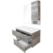 Зеркало-шкаф Comforty Турин 90 см, дуб бежевый - фото 4