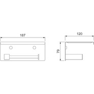 Держатель для туалетной бумаги Timo Selene 14044/03, черный - фото 5