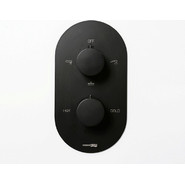 Смеситель для ванны с термостатом WasserKraft Elbe 7444, чёрный - фото 2