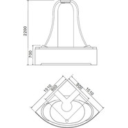 Ванна гидромассажная Gemy G9069 K 151x151 см - фото 3