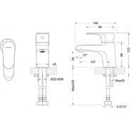 Смеситель для раковины BRAVAT ALFA F1120178CP - фото 4