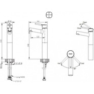Смеситель для раковины высокий BRAVAT Palace F1172217CP-A-RUS - фото 2